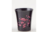 Color Chenging  Sake Cup "Sakura" Black (Warm)