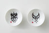 Color Chenging　 Sake Cup "Kabuki" pair set White (Warm)
