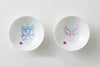 Color Chenging　 Sake Cup "Kabuki" pair set White (Warm)