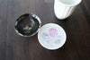 Color Chenging Sake Cup "Hanabi" pair set White&Black (Cold)