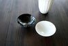 Color Chenging Sake Cup "Hanabi" pair set White&Black (Cold)