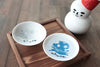 Color Chenging Sake Cup "Yukikessho" pair set White (Cold)