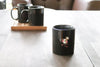 Color Chenging Mug Cup  "Wagara" Black (Warm)