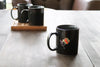 Color Chenging Mug Cup  "Wagara" Black (Warm)