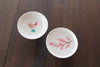 Color Chenging Sake Cup "Sakura＆Momiji" pair set　White (Warm)