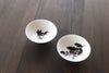 Color Chenging Sake Cup "Sakura＆Momiji" pair set　White (Warm)