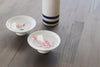 Color Chenging Sake Cup "Sakura＆Momiji" pair set　White (Warm)