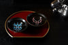 Color Chenging　 Sake Cup "Kabuki" pair set Black (Warm)